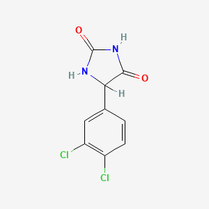 molecular formula C9H6Cl2N2O2 B8791930 5-(3,4-Dichlorophenyl)imidazolidine-2,4-dione CAS No. 74311-02-7