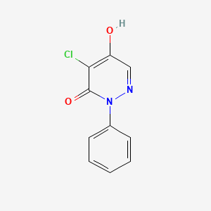 4-Chloro-5-hydroxy-2-phenylpyridazin-3(2H)-one