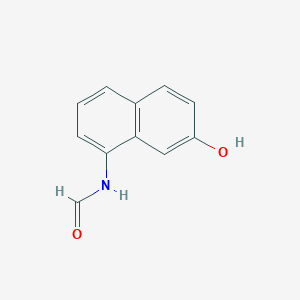 molecular formula C11H9NO2 B8792043 n-(7-Hydroxynaphthalen-1-yl)formamide CAS No. 7402-55-3