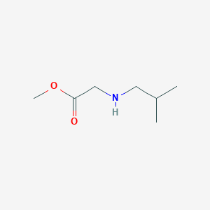 molecular formula C7H15NO2 B8792078 Methyl 2-[(2-methylpropyl)amino]acetate 