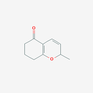 molecular formula C10H12O2 B8792112 2-Methyl-2,6,7,8-tetrahydro-chromen-5-one CAS No. 58133-98-5