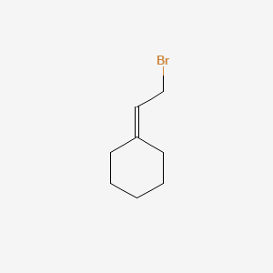 molecular formula C8H13Br B8792214 (2-Bromoethylidene)cyclohexane CAS No. 932-86-5