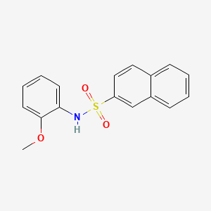 molecular formula C17H15NO3S B8792247 N-(2-methoxyphenyl)naphthalene-2-sulfonamide CAS No. 63295-56-7