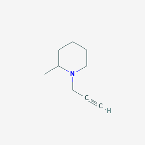 molecular formula C9H15N B8792279 2-Methyl-1-(2-propynyl)piperidine CAS No. 77975-77-0