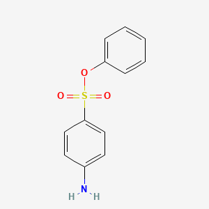 molecular formula C12H11NO3S B8792295 Phenyl 4-aminobenzenesulfonate CAS No. 40307-20-8