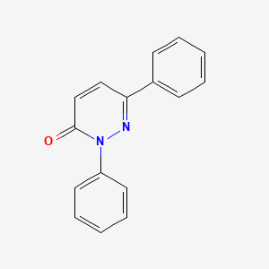 molecular formula C16H12N2O B8792444 2,6-Diphenyl-3(2H)-pyridazinone CAS No. 28006-42-0