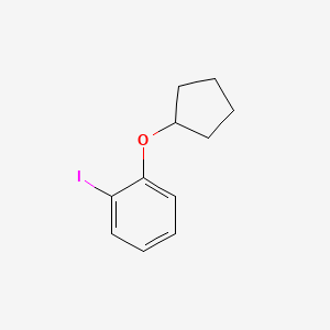 molecular formula C11H13IO B8792458 1-(Cyclopentyloxy)-2-iodobenzene 