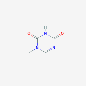 molecular formula C4H5N3O2 B8792473 1-Methyl-1,3,5-triazine-2,4(1h,3h)-dione CAS No. 873-48-3