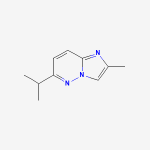 molecular formula C10H13N3 B8792511 6-Isopropyl-2-methylimidazo[1,2-b]pyridazine CAS No. 570416-38-5