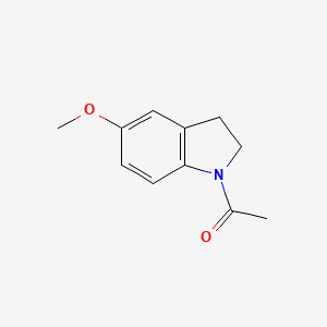 molecular formula C11H13NO2 B8792515 1-acetyl-5-(methyloxy)-2,3-dihydro-1H-indole 