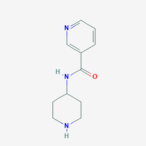 molecular formula C11H15N3O B8792531 N-4-piperidinyl-3-Pyridinecarboxamide 