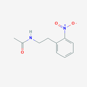 molecular formula C10H12N2O3 B8792568 N-[2-(2-nitrophenyl)ethyl]acetamide 