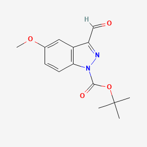 tert-butyl 3-formyl-5-methoxy-1H-indazole-1-carboxylate