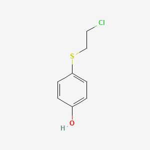 Phenol, 4-[(2-chloroethyl)thio]-
