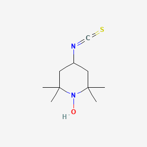 (4-Isothiocyanato-2,2,6,6-tetramethylpiperidin-1-yl)oxidanyl