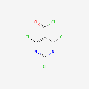 B8792662 2,4,6-Trichloropyrimidine-5-carbonyl chloride CAS No. 77456-66-7