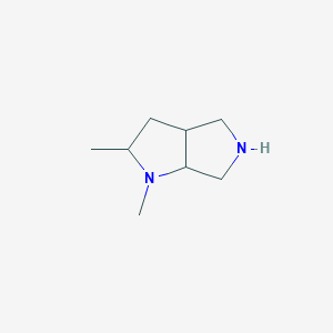 molecular formula C8H16N2 B8792700 1,2-Dimethyloctahydropyrrolo[3,4-b]pyrrole 