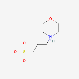 molecular formula C7H15NO4S B8792715 3-Morpholin-4-ium-4-ylpropane-1-sulfonate 