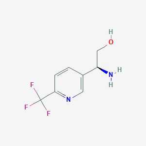 molecular formula C8H9F3N2O B8792737 (S)-2-amino-2-(6-(trifluoromethyl)pyridin-3-yl)ethanol CAS No. 1071435-66-9