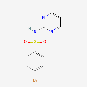molecular formula C10H8BrN3O2S B8792742 4-bromo-N-(2-pyrimidinyl)benzene-sulfonamide 