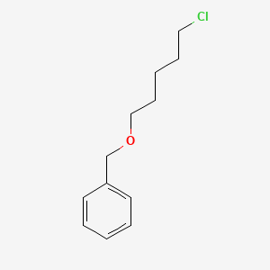 molecular formula C12H17ClO B8792759 1-Chloro-5-benzyloxypentane CAS No. 100847-50-5