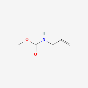 molecular formula C5H9NO2 B8792762 Carbamic acid, allyl-, methyl ester CAS No. 19364-21-7