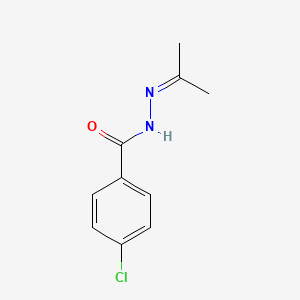 4-chloro-N-(propan-2-ylideneamino)benzamide