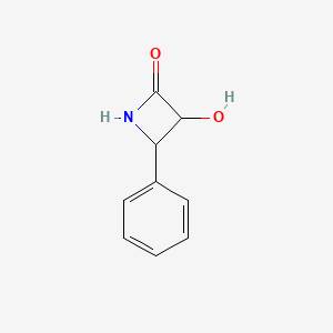 molecular formula C9H9NO2 B8792772 3-Hydroxy-4-phenyl-2-azetidinone 