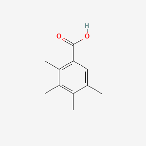 molecular formula C11H14O2 B8792786 2,3,4,5-Tetramethylbenzoic acid CAS No. 2529-39-7