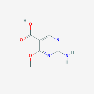 molecular formula C6H7N3O3 B8792795 2-Amino-4-methoxypyrimidine-5-carboxylic acid 