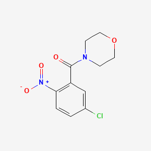 molecular formula C11H11ClN2O4 B8792833 N-(2-Nitro-5-chlorobenzoyl)morpholine 