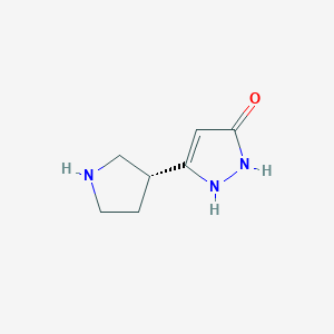 (R)-3-(Pyrrolidin-3-yl)-1H-pyrazol-5-ol