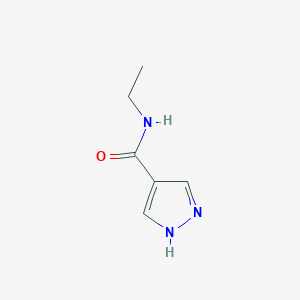 molecular formula C6H9N3O B8792929 N-ethyl-1H-pyrazole-4-carboxamide 