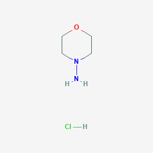 molecular formula C4H11ClN2O B8792976 N-amino-morpholine hydrochloride CAS No. 56677-61-3