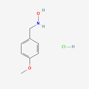 molecular formula C8H12ClNO2 B8792996 N-Hydroxy(4-methoxyphenyl)-methanamine hydrochloride 