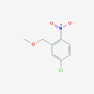 molecular formula C8H8ClNO3 B8793004 4-Chloro-2-(methoxymethyl)-1-nitrobenzene 