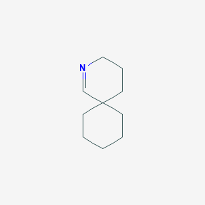 molecular formula C10H17N B8793024 2-Azaspiro[5.5]undec-1-ene CAS No. 67625-76-7