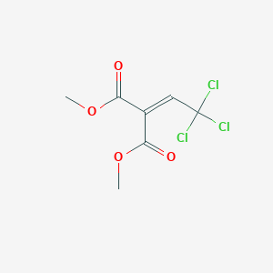 molecular formula C7H7Cl3O4 B8793079 Dimethyl 2,2,2-trichloroethylidenemalonate CAS No. 27971-91-1