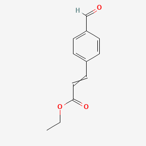 molecular formula C12H12O3 B8793138 ETHYL (2Z)-3-(4-FORMYLPHENYL)PROP-2-ENOATE 