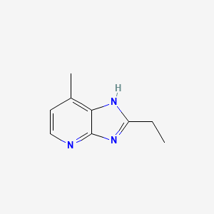 molecular formula C9H11N3 B8793143 2-ethyl-7-methyl-3H-Imidazo[4,5-b]pyridine 