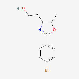 2-(2-(4-Bromophenyl)-5-methyloxazol-4-YL)ethanol