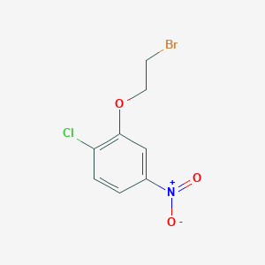 molecular formula C8H7BrClNO3 B8793202 2-(2-Bromo-ethoxy)-1-chloro-4-nitrobenzene CAS No. 3062-53-1