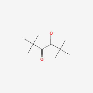 molecular formula C10H18O2 B8793222 3,4-Hexanedione, 2,2,5,5-tetramethyl- CAS No. 4388-88-9