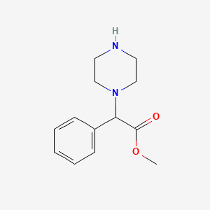 molecular formula C13H18N2O2 B8793256 Methyl phenyl-piperazin-1-YL-acetate CAS No. 864932-46-7