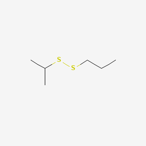 molecular formula C6H14S2 B8793262 Isopropyl propyl disulfide CAS No. 33672-51-4