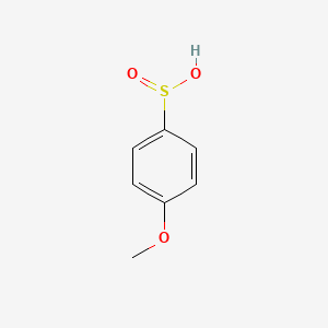 molecular formula C7H8O3S B8793284 4-methoxybenzenesulfinic Acid 