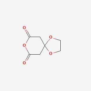 molecular formula C7H8O5 B8793329 1,4,8-Trioxaspiro[4.5]decane-7,9-dione 