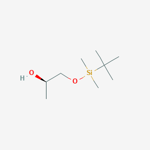 molecular formula C9H22O2Si B8793346 (2R)-1-{[(1,1-Dimethylethyl)(dimethyl)silyl]oxy}propan-2-ol 