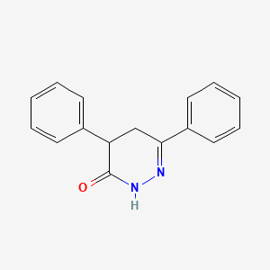 molecular formula C16H14N2O B8793366 4,6-Diphenyl-4,5-dihydropyridazin-3(2h)-one CAS No. 2166-09-8