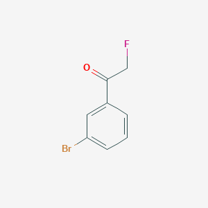 molecular formula C8H6BrFO B8793416 1-(3-Bromophenyl)-2-fluoroethan-1-one 